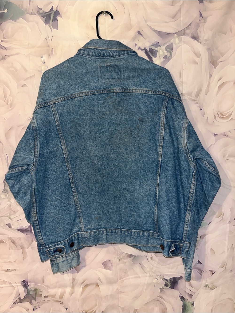 Vintage 70s Levi's Type 3 Blue Denim Trucker Jacket USA Made Mens Size XL - Picture 5 of 7